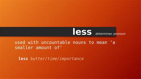 less traduzione|less meaning in inglese.